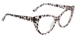 Cindy Schwarz Weiß Schildkröte Cat Eye Brille2