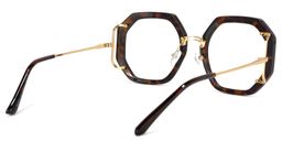 Bancroft Geometrische Gelb Tortoise Brille4