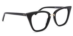 Tallulah Schwarz Cat Eye Brille2