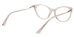 Calypso Rosa Klar Cateye Brille4