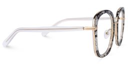 Mindset Schwarze Rechteckige Brille3