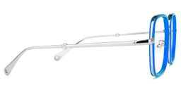 Jace Blau Rechteckig Brille3