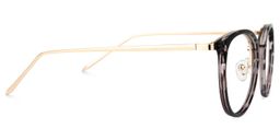 Abbas Schwarz-Tortoise Rund Brille2