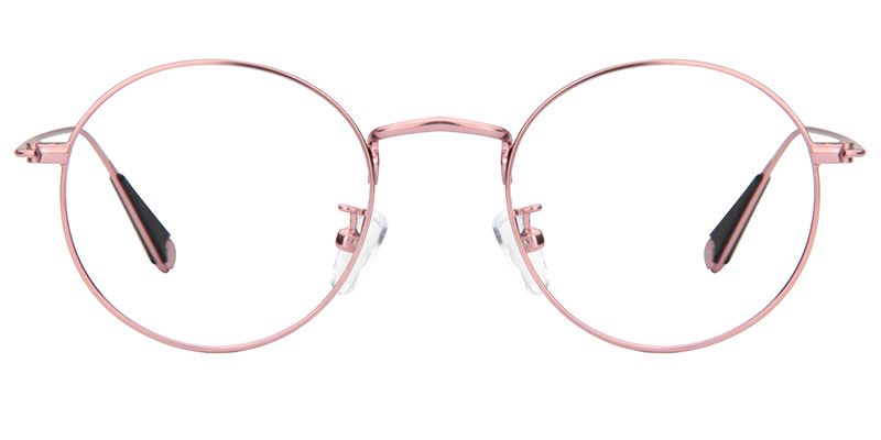 Lilith Rosa Runde Brille0