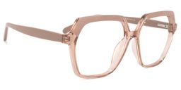 Norah Champagne Geometrische Brille2