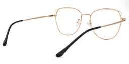 Denson Gold Cateye Brille3