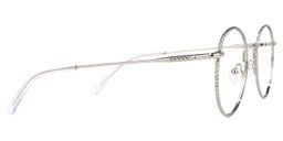 Rosanne Silber Rund Brille3