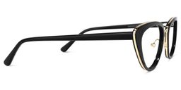 Cosme Schwarz Cateye Brille3