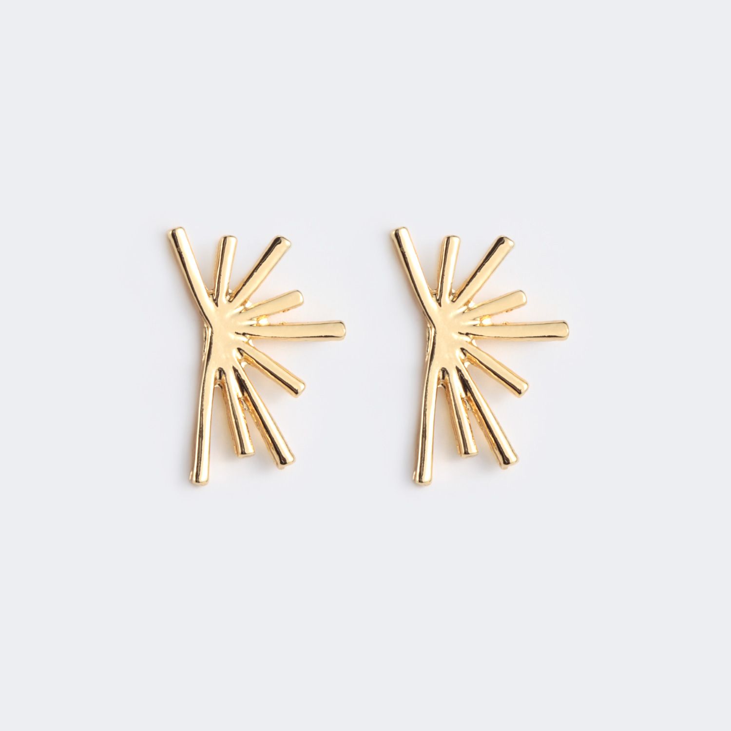 Vintage Gold Geometrisch Ohrringe0