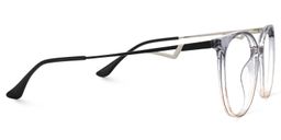Babbage Grau Rund Brille3