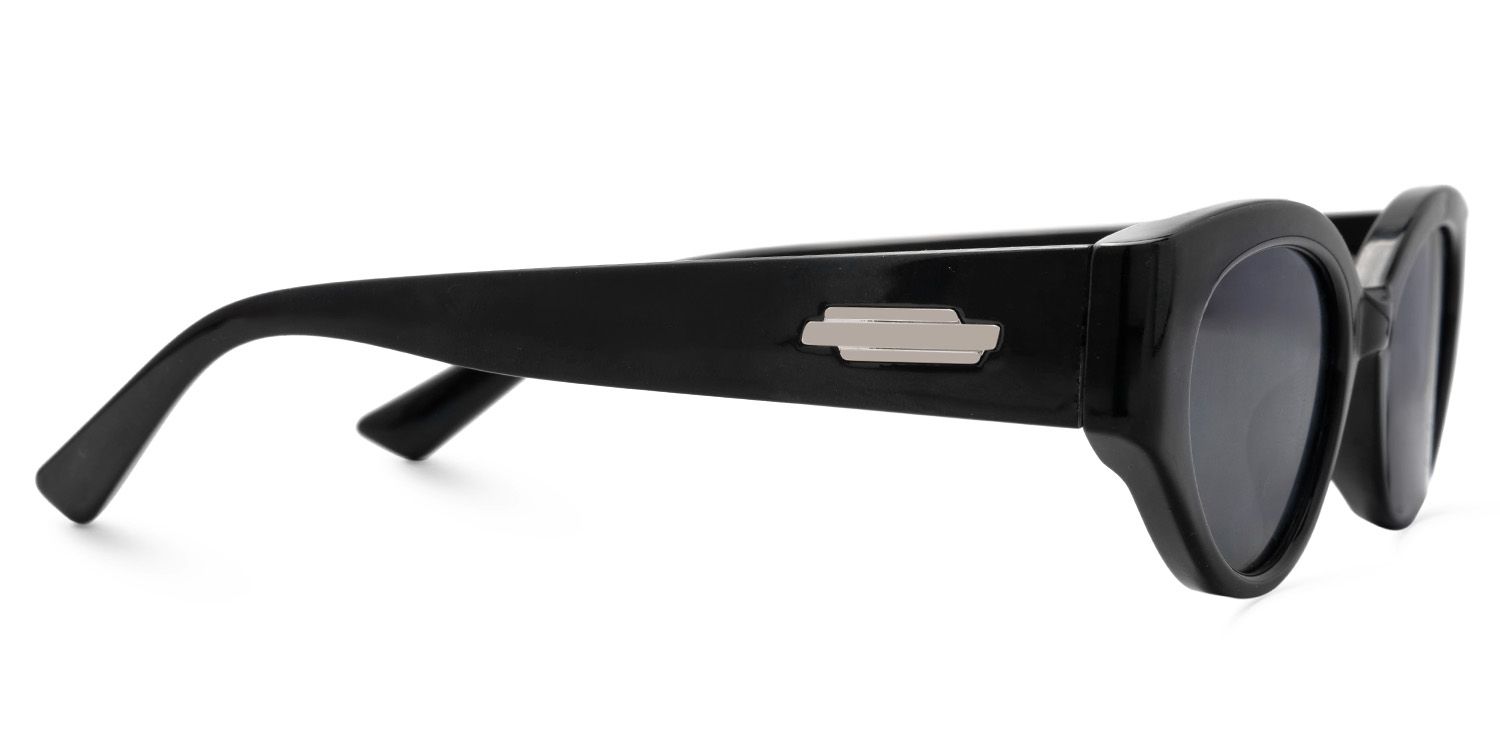 Tobi Cat Eye Schwarz Sonnenbrille mit Sehstärke | ZEELOOL3