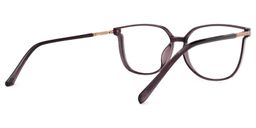 Cora Braun Rechteckig Brille3