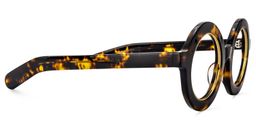 Calhoun Gelb Schildkröte Runde Brille3