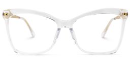 Isaebella Klar Schmetterling-Form Brille0