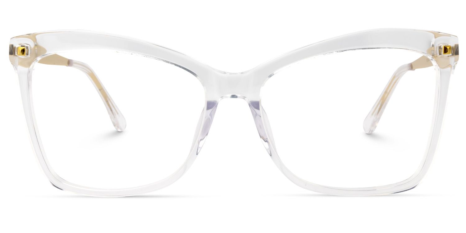 Isaebella Klar Schmetterling-Form Brille0