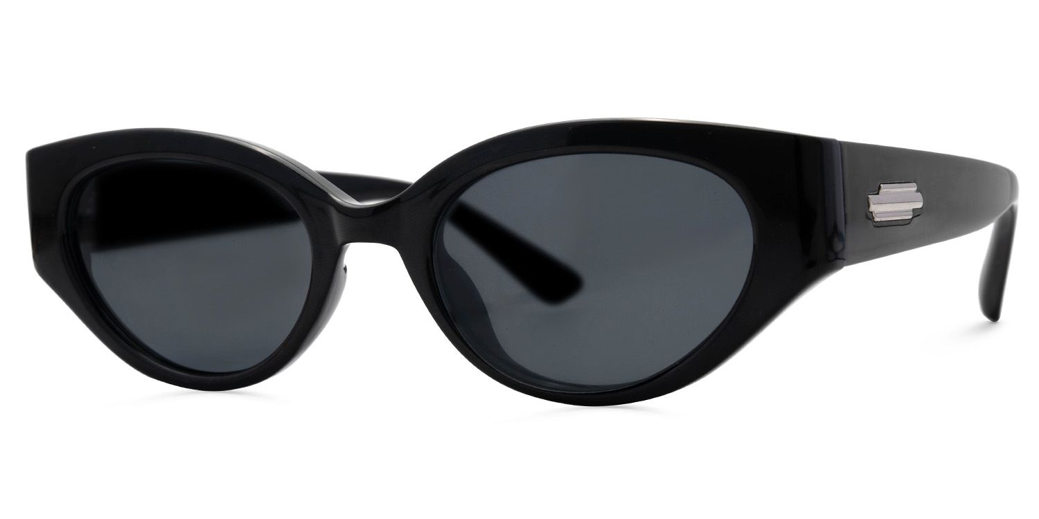 Tobi Cat Eye Schwarz Sonnenbrille mit Sehstärke | ZEELOOL1