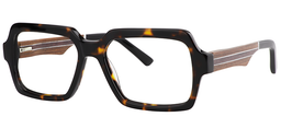 Jack Schwarz Tortoise  Rechteckige Brille1