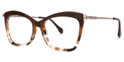 Emily Braun-Tortoise Rechteckig Brille1