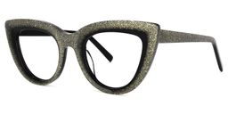 Montijo Schwarze Cateye Brille1