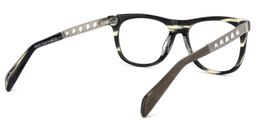 Yesenia Dunkelbraun Quadratisch Brille4