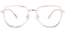 Nash Rosa Geometrisch Brille0