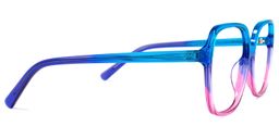 Lollipop Blau Lila Quadratische Brille3
