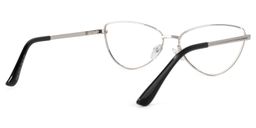Bettina Silber Cat Eye Brille4