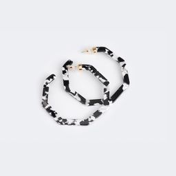 Greta Schwarz-Weiß Ohrring0