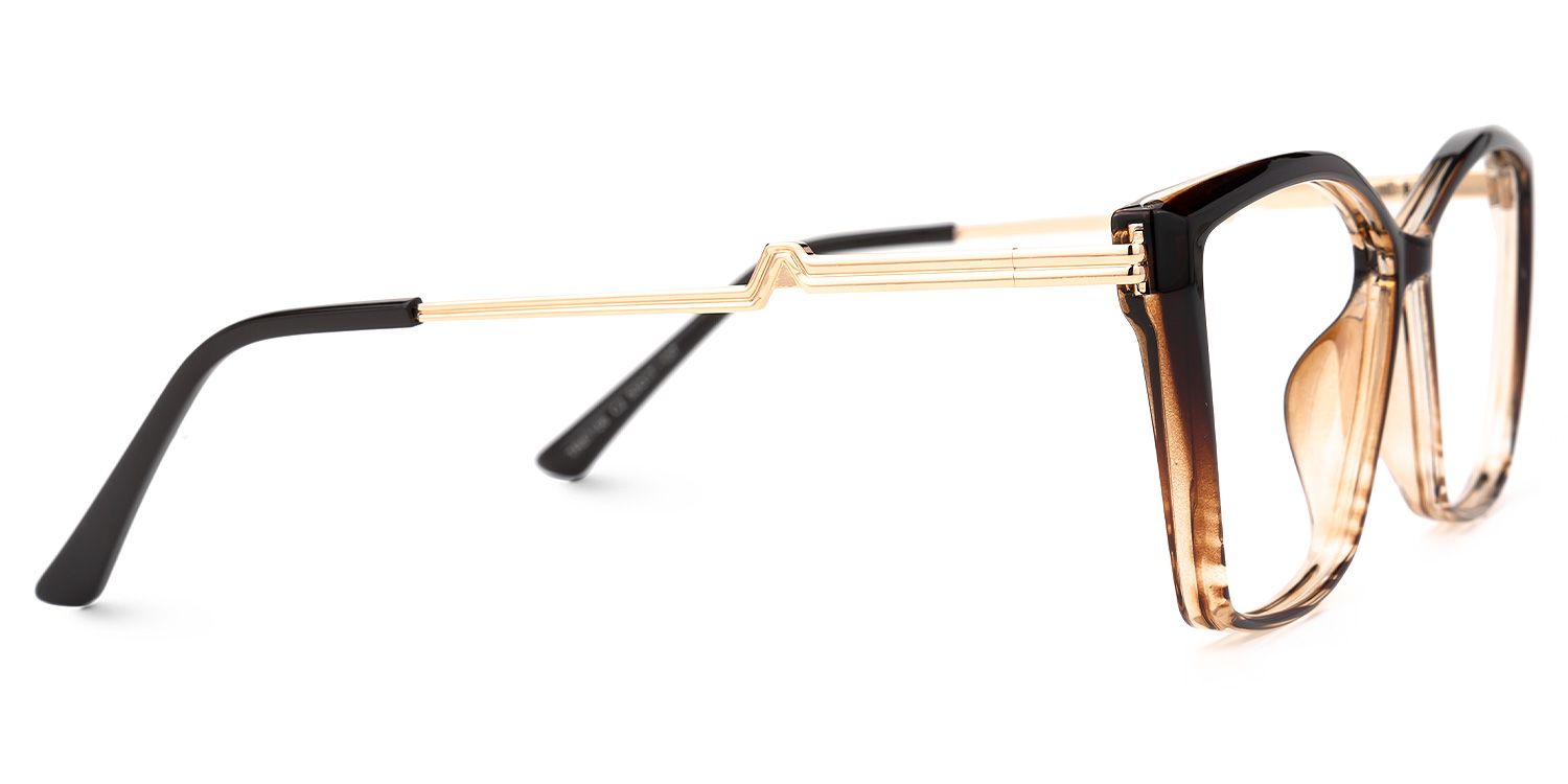 Gannon Braun Quadratisch Brille2