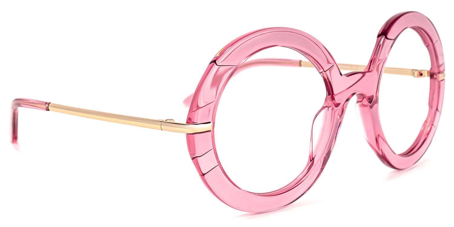 Keona Runde Rosa Brille2