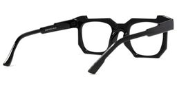 Yamilex Schwarze Quadratische Brille3