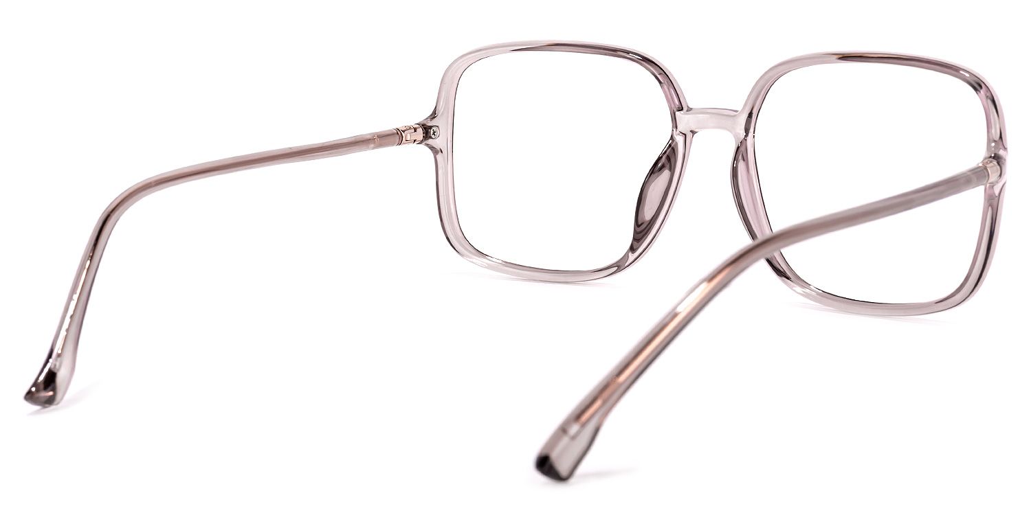 Quinten Lila Klar Quadratisch Brille4