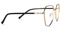 Joo Schwarz Geometrische Brille2