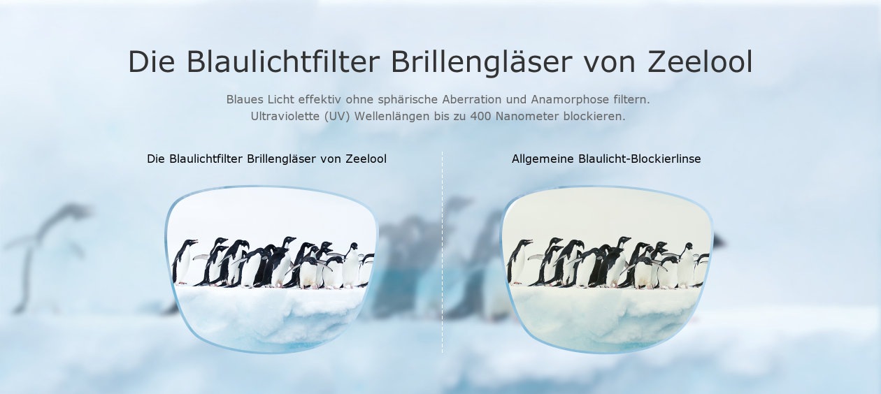 Blue Light Blocking Lens Banner